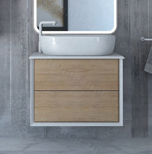 Мебель Cezares Bellagio 70 со столешницей rovere tabacco