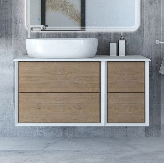 Мебель Cezares Bellagio 106 со столешницей rovere tabacco