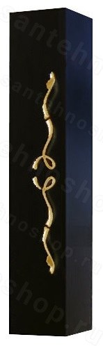 Пенал Clarberg Due Amanti 25 черный, золото