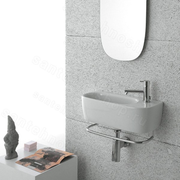 Раковина Globo Genesis GE046 с одним отверстием 