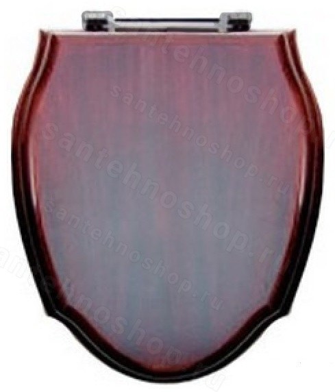 Сиденье Devon&Devon Westminster красное дерево/никель блестящий