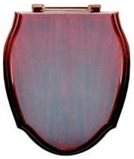 Сиденье Devon&Devon Westminster красное дерево/бронза