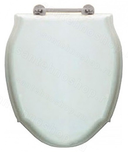 Сиденье Devon&Devon Westminster белый/никель блестящий