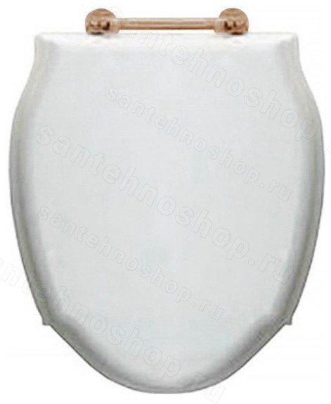 Сиденье Devon&Devon Westminster белый/состаренная бронза