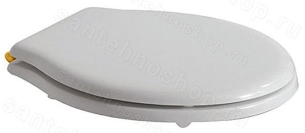 Сиденье Globo Paestum полиэстер белый, золото