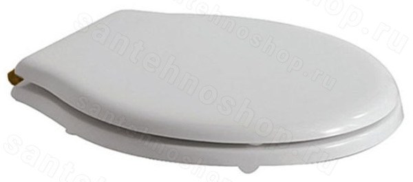 Сиденье Globo Paestum полиэстер белый, бронза