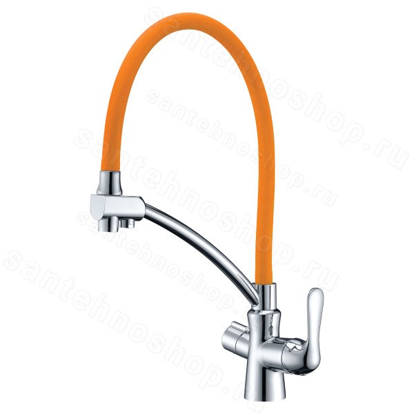 Смеситель для кухни Lemark Comfort LM3070C-Orange