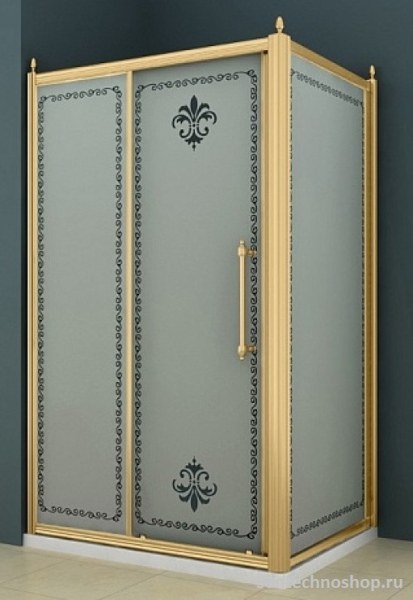 Душевой уголок Cezares Retro AH1 120×100-C-G-L