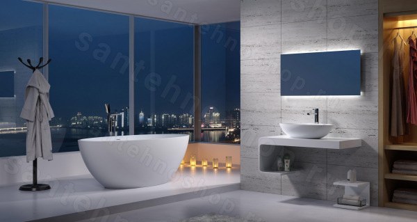 Ванна из искусственного камня NS Bath NSB-16804 матовая