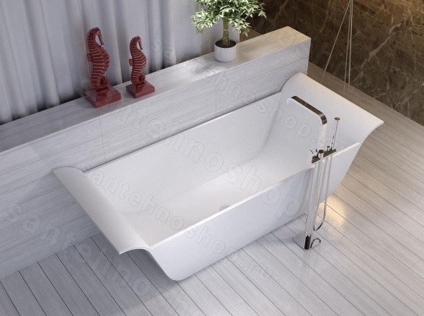 Ванна из искусственного камня NS Bath NSB-19780 матовая