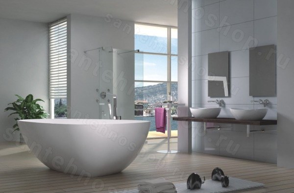 Ванна из искусственного камня NS Bath NSB-19120 матовая