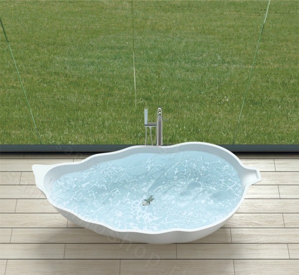 Ванна из искусственного камня NS Bath NSB-19880 матовая