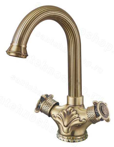 Смеситель для раковины Zorg Antic A 2008U-BR