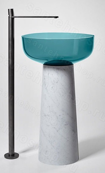 Раковина Antonio Lupi Albume 10 Petrolio-Marmo Carrara