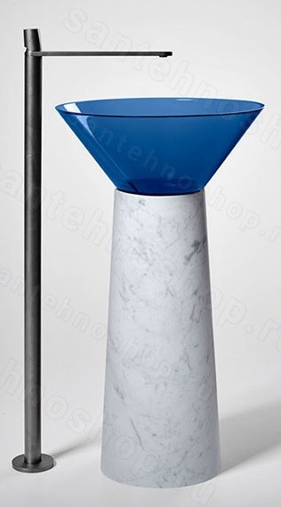 Раковина Antonio Lupi Albume 11 Cobalto-Marmo Carrara