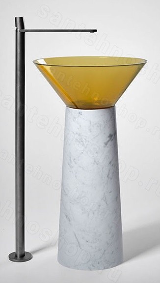 Раковина Antonio Lupi Albume 11 Ocra-Marmo Carrara