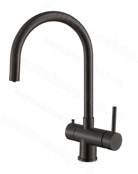 Смеситель для кухни Zorg SZR-7020 PVD grafit