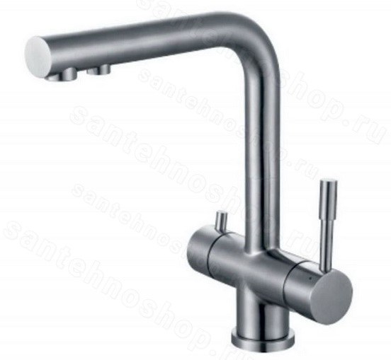 Смеситель для кухни Zorg SZR-1068 ILLISIO INOX