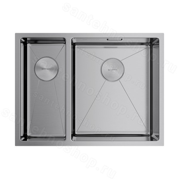 Кухонная мойка Omoikiri Taki 58-2-U/IF-IN-R нержавеющая сталь