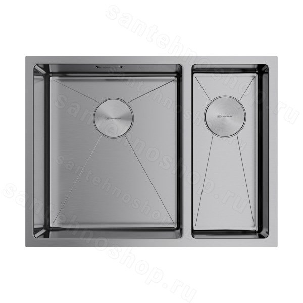 Кухонная мойка Omoikiri Taki 58-2-U/IF-IN-L нержавеющая сталь