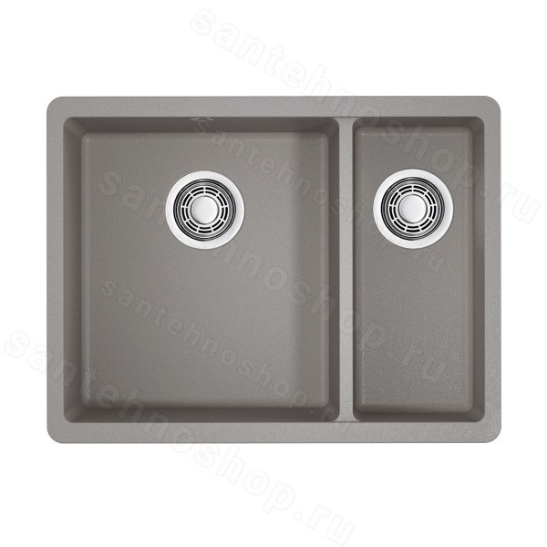Кухонная мойка Omoikiri Kata 55-2-U-GR искусственный гранит