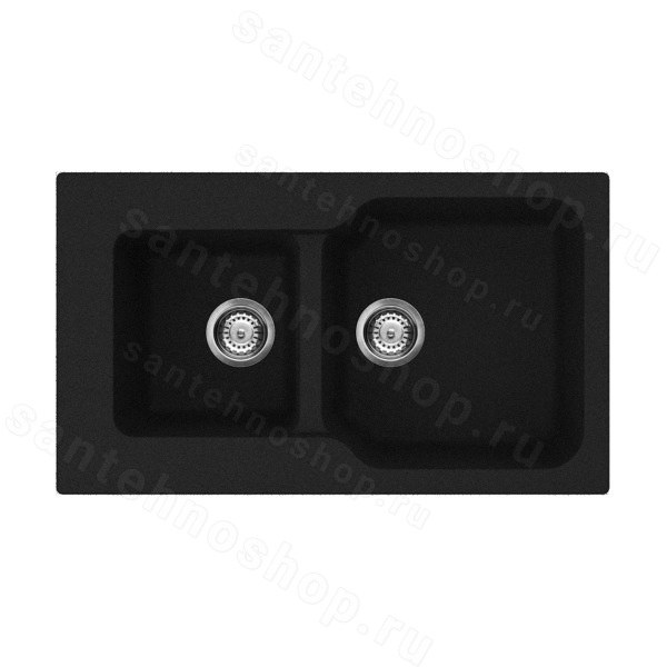 Кухонная мойка Omoikiri Maru 86-2-BL искусственный гранит
