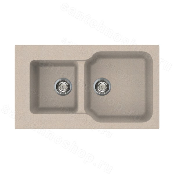 Кухонная мойка Omoikiri Maru 86-2-SA искусственный гранит