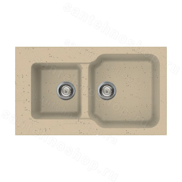 Кухонная мойка Omoikiri Maru 86-2-CH искусственный гранит
