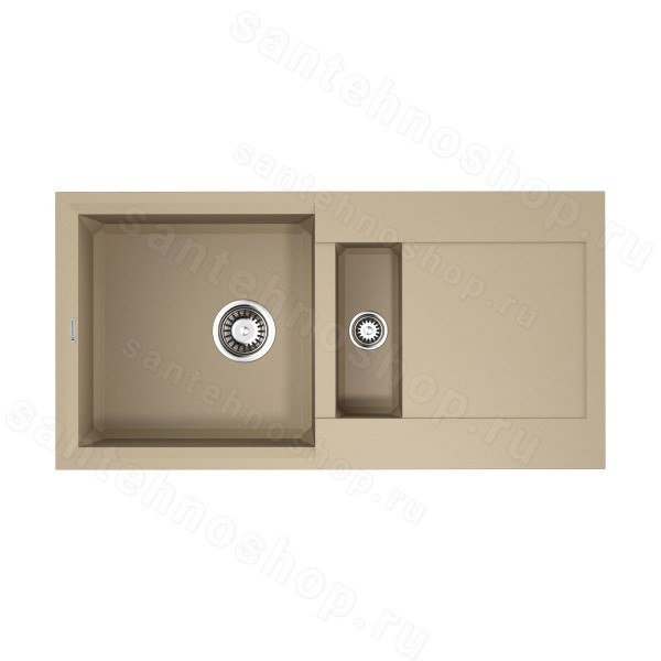 Кухонная мойка Omoikiri Sakaime 86-2-CH искусственный гранит