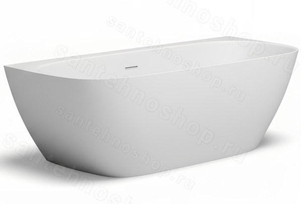 Ванна Salini Sofia Wall 160x80 из искусственного камня