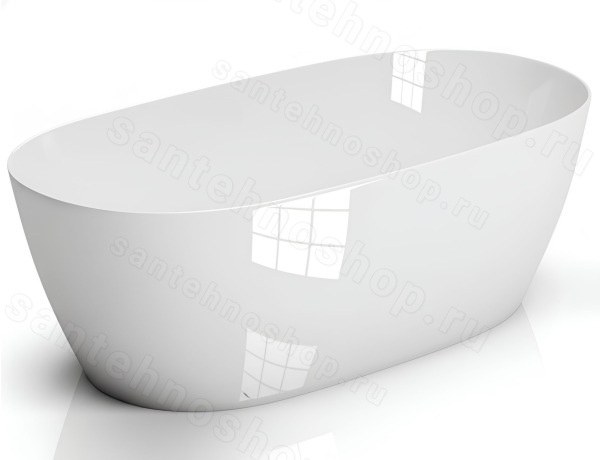 Ванна Salini Sofia Light 165x75 S-Sense из искусственного камня