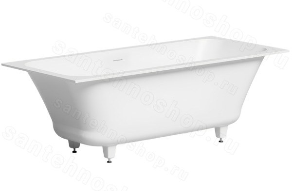 Ванна Salini Orlanda Axis Kit 170x75 из искусственного камня