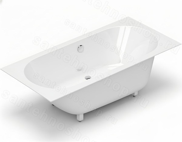 Ванна Salini Ornella Axis 180x80 из искусственного камня