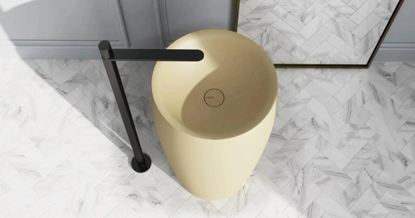 Напольная раковина Salini Alda 03 S-Sense RAL из искусственного камня