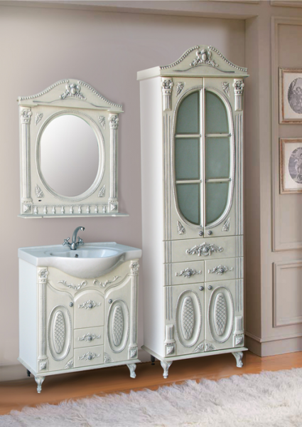 Комплект мебели для ванной Атолл Наполеон 85