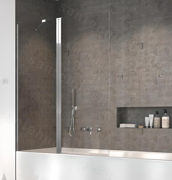 Шторка на ванну Radaway Nes PND II 110x150, профиль хром