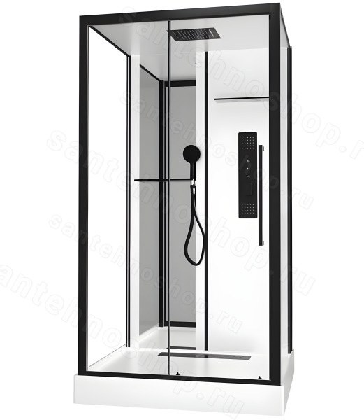Душевая кабина Black&White G8028 115x90