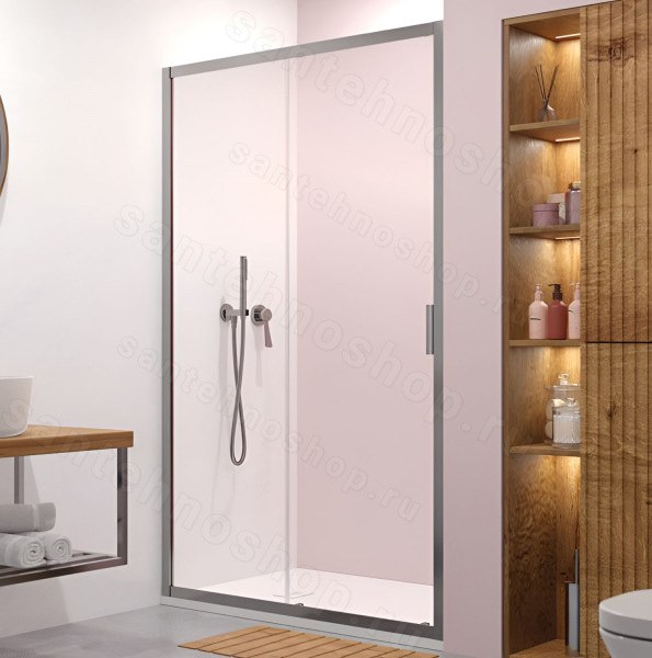 Душевая дверь Radaway Alienta DWJ 140x190, профиль хром