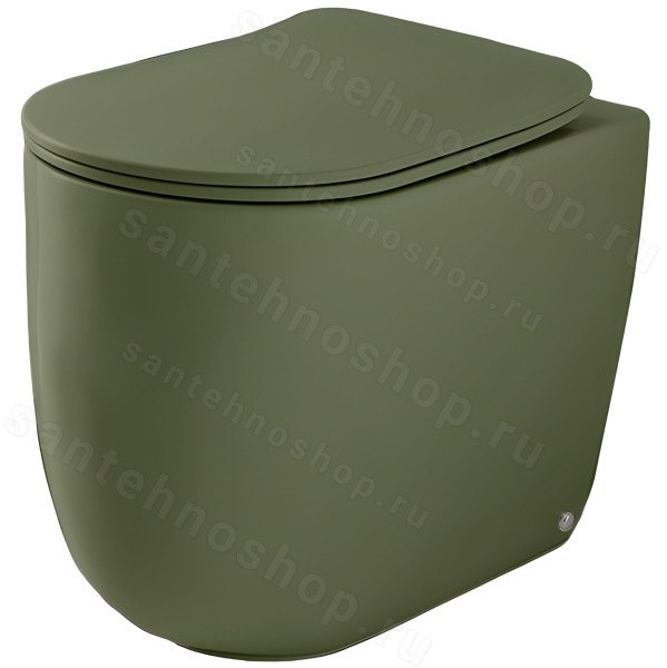 Приставной унитаз Kerasan Nolita 531911 Verde muschio Verde muschio