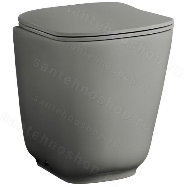 Приставной унитаз Kerasan Tribeca 511859 Grigio matt Grigio matt