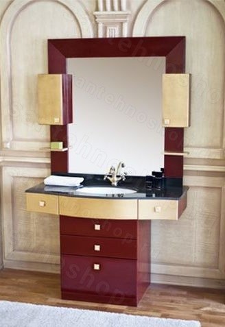 Комплект мебели для ванной комнаты Аллигатор Kvadro-C К