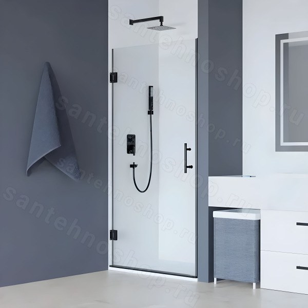 Душевая дверь RGW Hotel HO-011-B 90x195, профиль черный