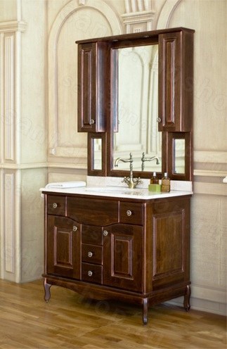 Комплект мебели для ванной комнаты Аллигатор Capan К(D) №140 с патиной