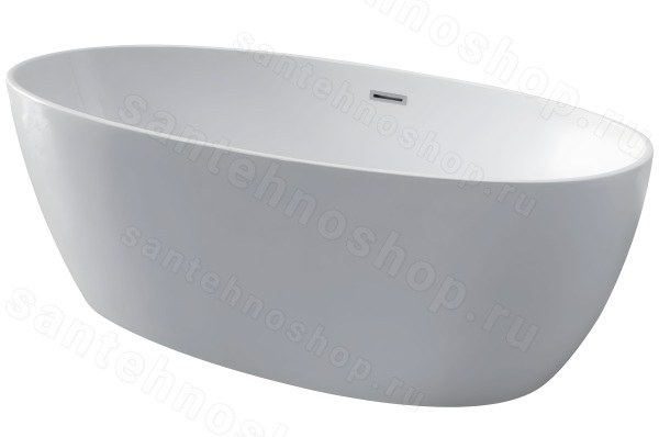 Акриловая ванна Kerasan Flo 170x82 , отдельностоящая