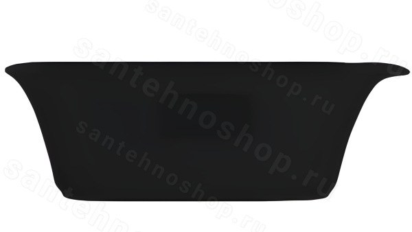 Ванна Globo Relais VA189NE 189x88 из искусственного камня, черная