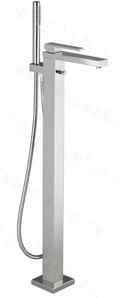 Напольный смеситель для ванны Bongio Stelth 01534CR0D с душем