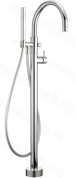 Напольный смеситель для ванны CISAL Slim SM01420021 с душем