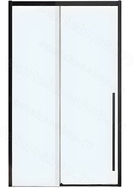 Душевая дверь Veconi Premium Trento PTD-30B 140x200, профиль черный