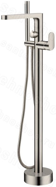Напольный смеситель для ванны Boheme Spectre 459-NB nickel brush nickel brush с душем