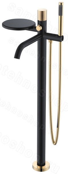 Напольный смеситель для ванны Boheme Stick 129-BG.2 с душем